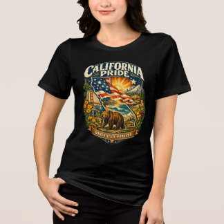Triblenda Camiseta California Pride Golden State Forever