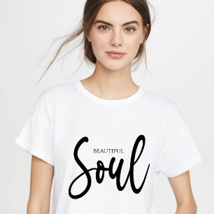 Triblenda Camiseta caligráfica Inspiradora estética
