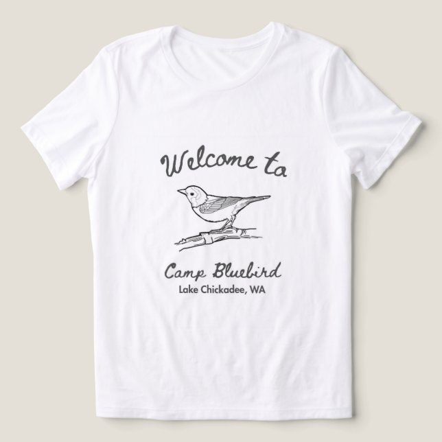 Triblenda Camiseta Camp Bluebird Tee (Diseño delantero )