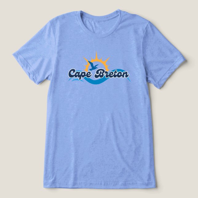 Triblenda Camiseta Cape Breton Gull & Wave (Diseño delantero )