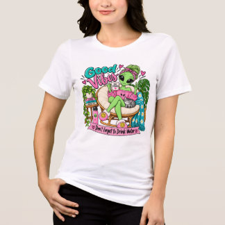 Triblenda Camiseta Chica Alien Cute Buenas Vibraciones Mante