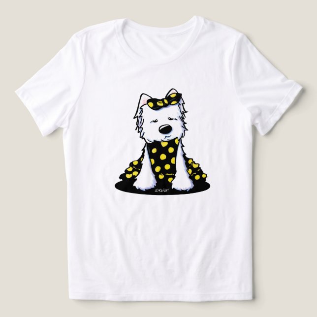 Triblenda Camiseta Chica Westie (Diseño delantero )
