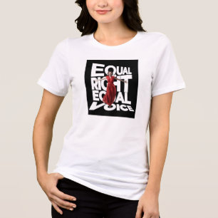Triblenda Camiseta Clásica de Voz Igualitaria