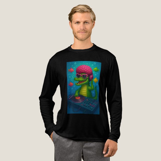 Triblenda Camiseta Cocodrilo Cósmico  (Anverso Completo)