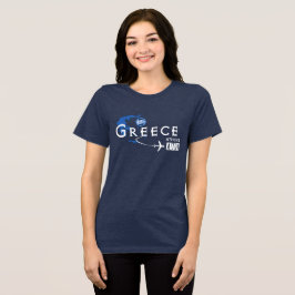 Triblenda Camiseta Código de Aeropuerto de Grecia