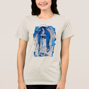 Triblenda Camiseta Collage de Nuestra Señora de Guadalupe