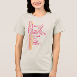 Triblenda Camiseta Colorful Pine Run Park