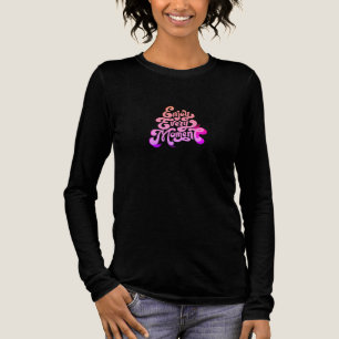Triblenda Camiseta con cita positiva «Disfruta cada momento»