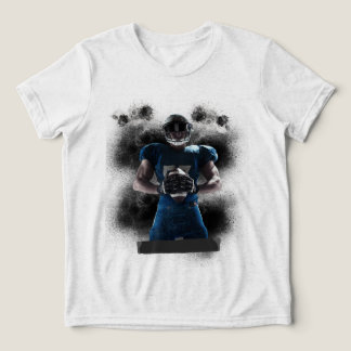 Triblenda Camiseta con diseño de jugador de fútbol americano