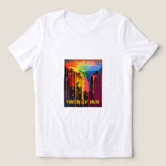 Triblenda Camiseta con efecto de pintura vibrante"