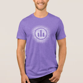 Triblenda Camiseta con el logotipo Purple Grunge Independent