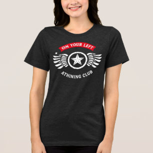 Triblenda Camiseta con insignia de corredor vintage de On Yo