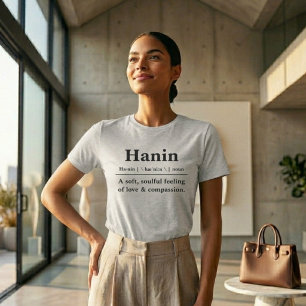 Triblenda Camiseta con nombre de diccionario personalizado