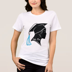 Triblenda Camiseta con nombre personalizado y silueta de per