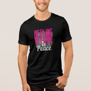 Triblenda Camiseta con tipografía Retro Streetwear de Offlin