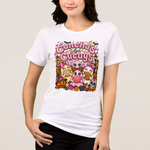 Triblenda Camiseta Conchas y Cucuy, Camiseta Mexicana de Hal