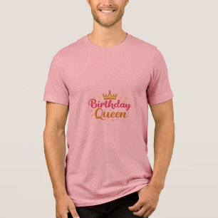 Triblenda Camiseta Corona de Reina de Cumpleaños – Cumpleaño