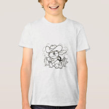 camiseta cowboy turtwig del oeste salvaje