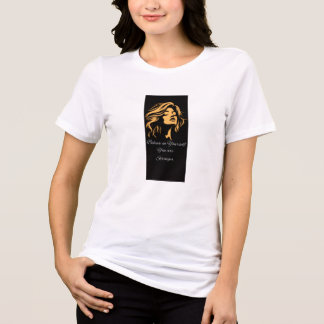Triblenda Camiseta Cree en ti mismo eres más fuerte