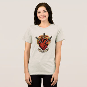 Triblenda Camiseta Daggers Corazón Roto