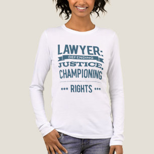 Triblenda Camiseta de abogado - Defendiendo la justicia y la