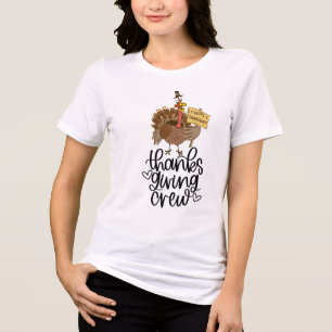 Triblenda Camiseta de Acción de Gracias de Turquía - Diseño