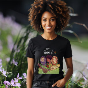 Triblenda Camiseta de acuarela IWD 2026 Justicia Derechos Ac
