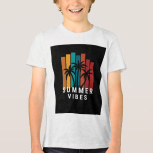 Triblenda Camiseta de algodón para niños Unisex Suave Cómoda
