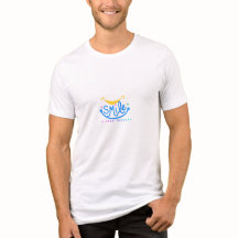 Camiseta de Algodón Redonda Unisex Premium