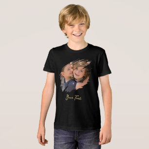 Triblenda Camiseta de algodón suave para niños pequeños adol