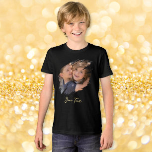 Triblenda Camiseta de algodón suave para niños pequeños adol
