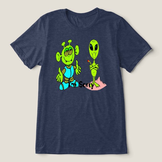Triblenda Camiseta de Alien (Diseño delantero )