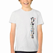 Camiseta de amigos pingüinos lindos para niños — P