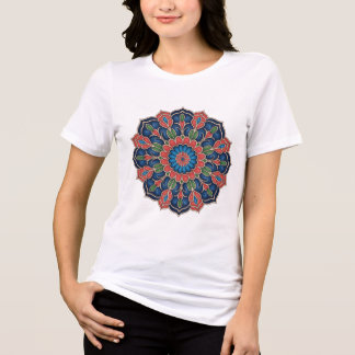 Triblenda Camiseta de Arte de Esmalte Persa (Minakari)