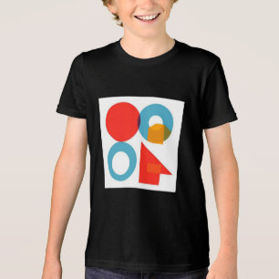 Triblenda Camiseta de arte de la geometría de Bauhaus - Colo