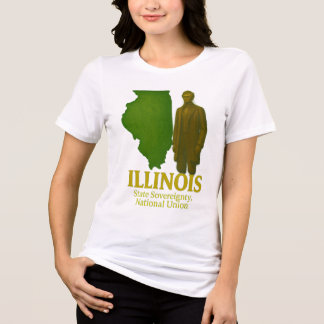 Triblenda Camiseta de arte estatal de Illinois...