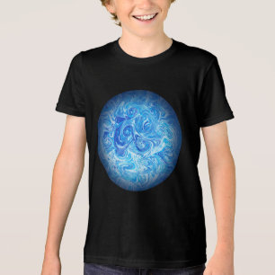 Triblenda Camiseta de arte fluido Calm Tide