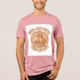 Triblenda Camiseta de arte vectorial vintage de tecnología p