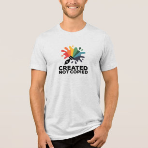Triblenda Camiseta de artista creada, no copiada