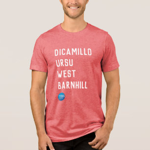 Triblenda Camiseta de autores de libros infantiles de Minnes