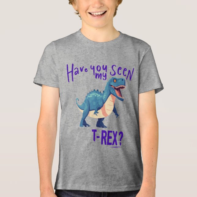 Triblenda Camiseta de aventura Dino - Lost T-Rex (Anverso)