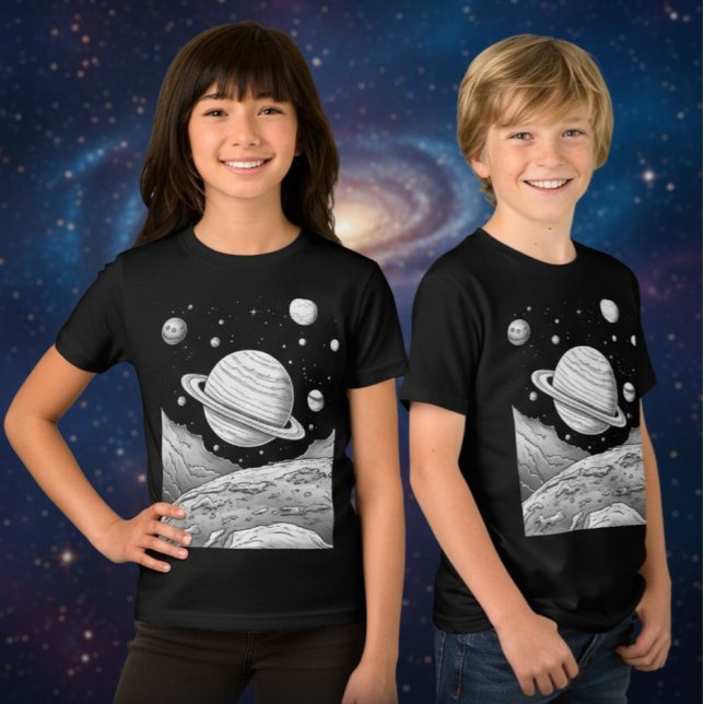 Triblenda Camiseta de aventuras para niños en el espacio ult (Subido por el creador)