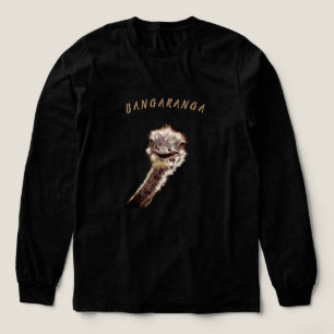 Triblenda Camiseta de avestruz feliz