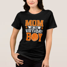 Camiseta de baloncesto para la mamá del cumpleañer