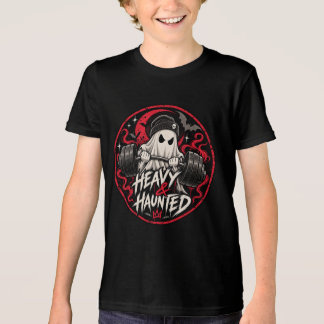 Triblenda 💀 Camiseta de barra de pesas fantasmagórica y pes