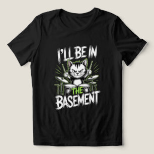 Triblenda Camiseta de Baterista en el Sótano