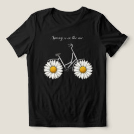 Triblenda Camiseta de bicicleta abstracta para mujer Floral 