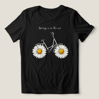 Triblenda Camiseta de bicicleta abstracta para mujer Floral