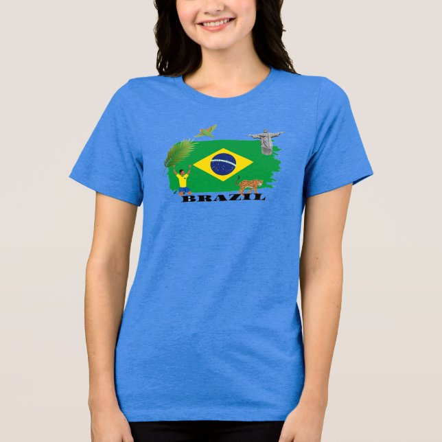 Triblenda Camiseta de Brasil (Anverso)