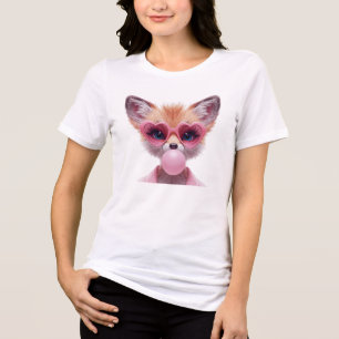 Triblenda Camiseta de burbujas de Fennec Fox linda